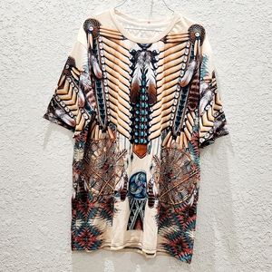 Women's 3D Print Tribal T-Shirt